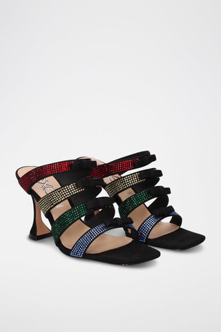 Sandali con tacco - Nero