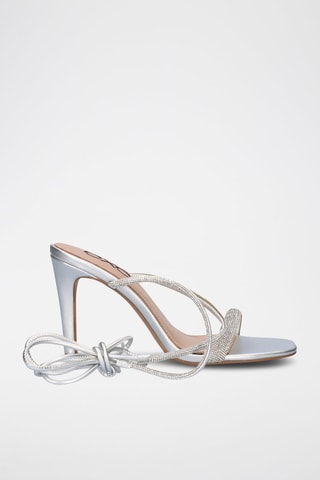 Sandalen met Hak - Zilverkleurig