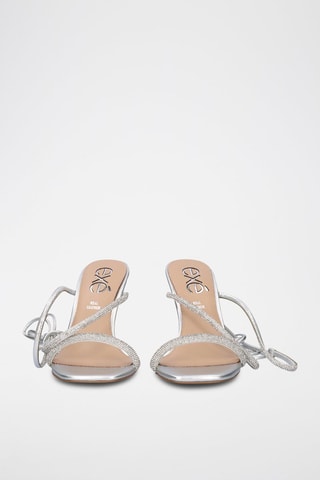 Sandalen met Hak - Zilverkleurig