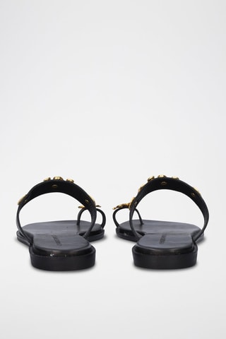 Sandali in pelle Alicante - Nero