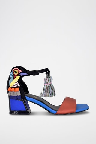 Sandali con tacco - Rosso