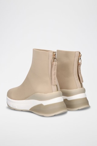 Sneakers a calza - Beige
