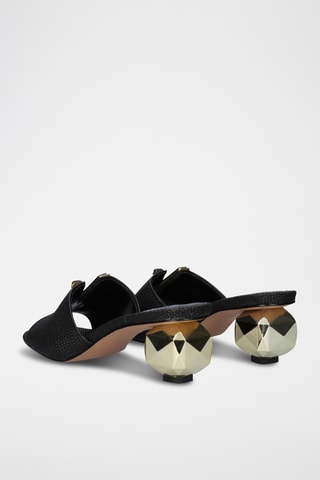 Sandali con tacco - Nero