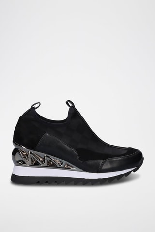 Wedge Sneakers   - Zwart