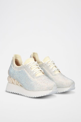 Sneakers met Sleehak - Wit