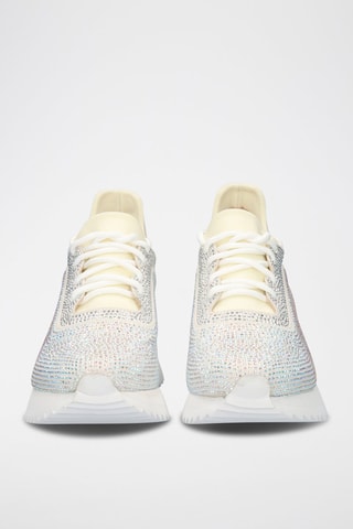 Sneakers met Sleehak - Wit