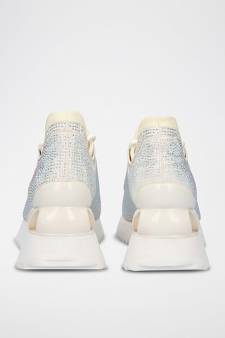 Sneakers met Sleehak - Wit