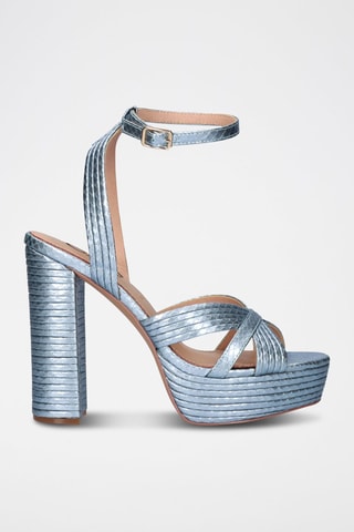 Sandali con tacco - Blu