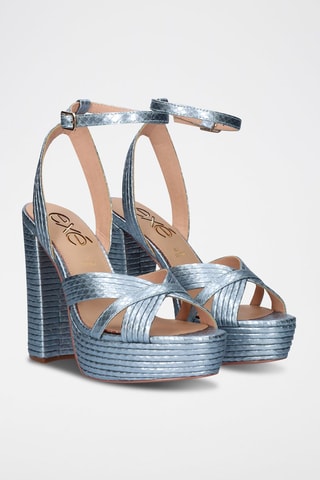 Sandali con tacco - Blu