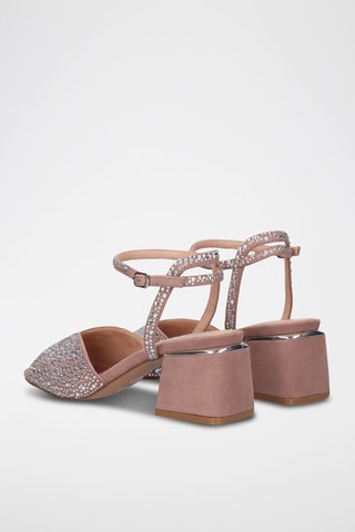 Sandali con tacco Carmen - Taupe