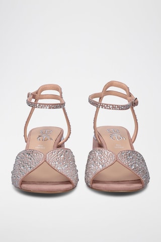 Sandali con tacco Carmen - Taupe