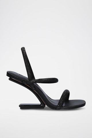 Sandali con tacco - Nero
