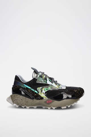 Sneakers in pelle - Nero