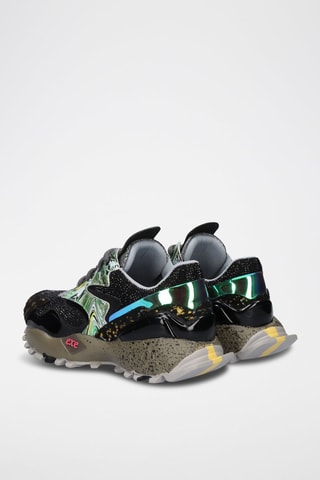 Sneakers in pelle - Nero