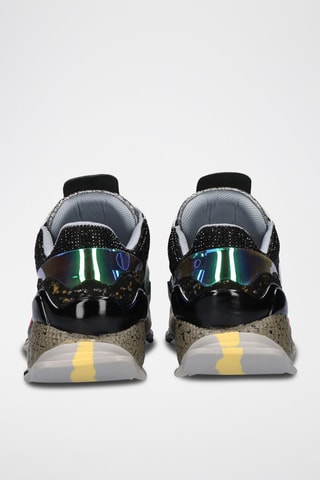 Sneakers in pelle - Nero
