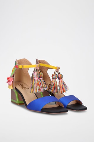 Sandali con tacco - Blu