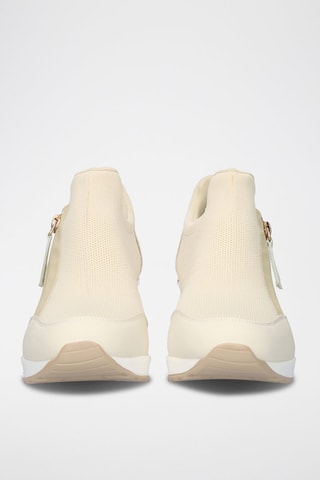 Sneakers con zeppa - Beige