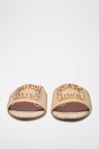 Muiltjes met Hak Katy - Beige