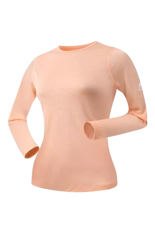 T-shirt em lã merino - Bege