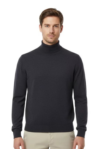 Camisola em lã merino - Cinzento