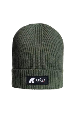 Gorro em merino - Verde