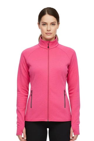 T-shirt em lã merino - Rosa