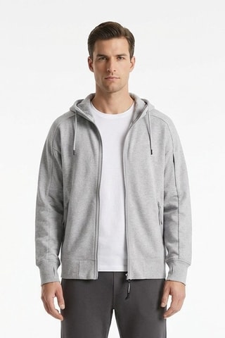 Sweater met Capuchon - Grijs - Grijs