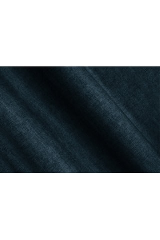 Pouf Loretto - Bleu pétrole - Toucher velours