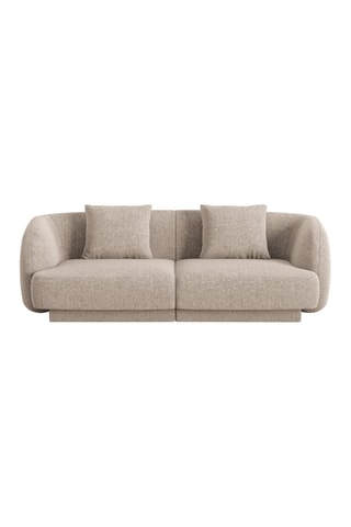 Canapé Tulum - Beige - 2 places - Toucher soie