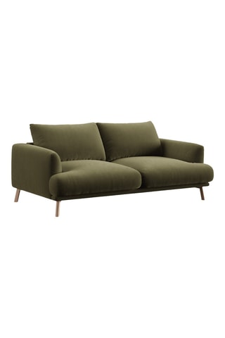 Canapé Margot - Vert - 2 places - Toucher velours