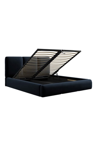 Lit-coffre Nicolas - Bleu foncé  - Couchage 140 x 200 cm