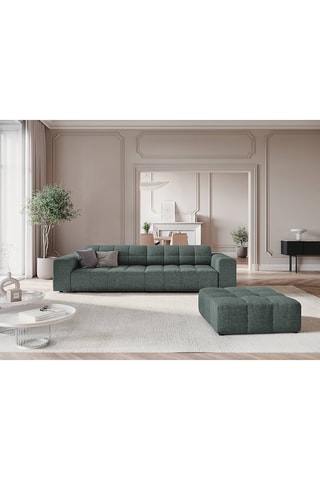Pouf Chicago - Vert foncé - En polyester