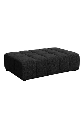 Pouf Chicago - Noir - En polyester