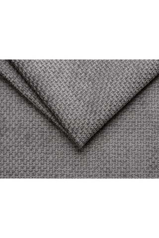 Pouf Chicago - Gris clair - En tissu chenille
