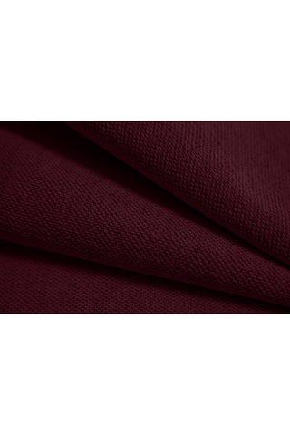 Pouf Astro - Bordeau - En tissu chenille