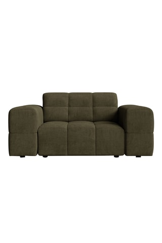 Fauteuil Chicago - Vert olive - En tissu chenille