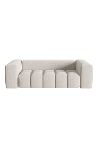 Canapé modulable Verona - Beige - 3 places - En tissu structurel