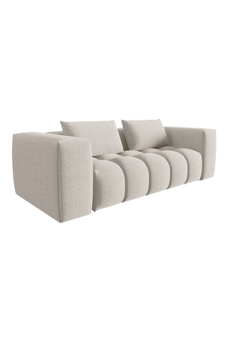 Canapé modulable Verona - Beige - 3 places - En tissu structurel