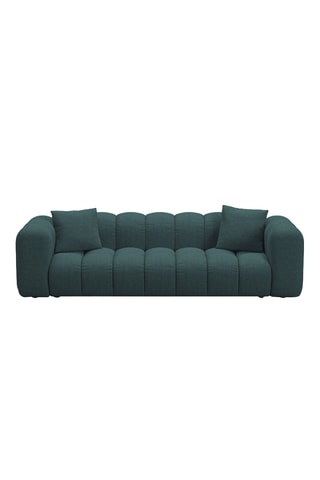 Canapé convertible Astro - Turquoise - 3 places - En tissu structurel