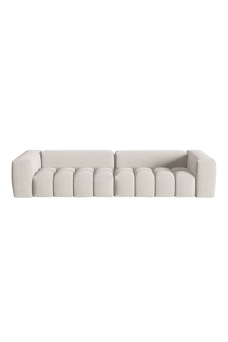 Canapé modulaire Verona - Beige - 5 places - Tissu struturel