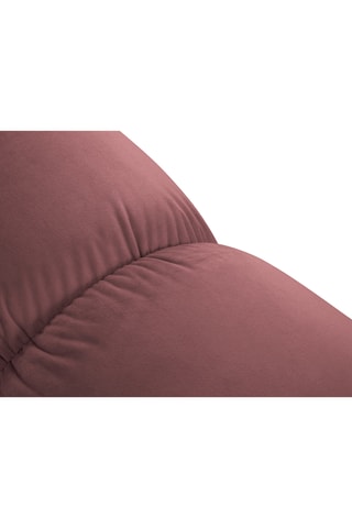 Canapé modulaire Cortina - Rose - 3 places - Toucher velours