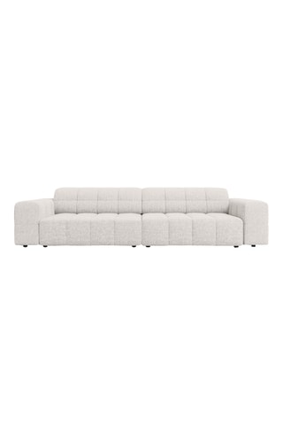 Canapé Chicago - Gris clair - 4 places - En polyester