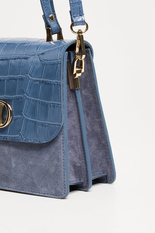 Sac à main en cuir - Bleu