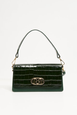 Sac à main en cuir - Vert foncé