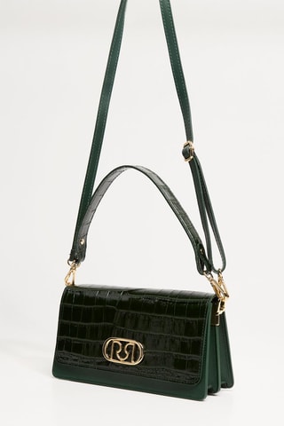 Sac à main en cuir - Vert foncé