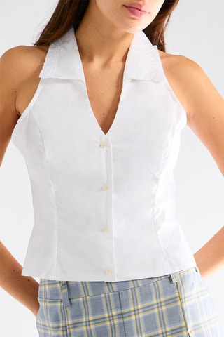 Gilet sans manches - Blanc