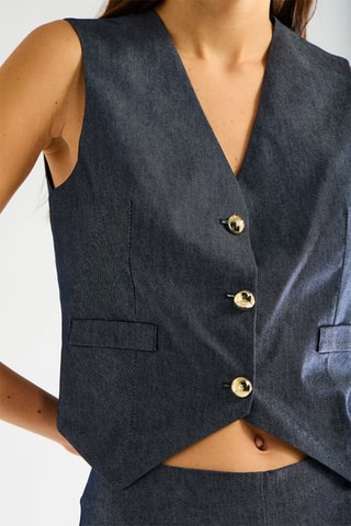 Gilet - Bleu marine