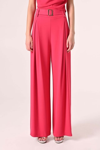 Pantalon tailla haute - Fuchsia