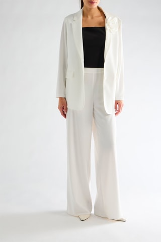 Pantalon palazzo - Blanc