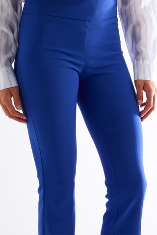 Pantalon taille haute - Bleu roi